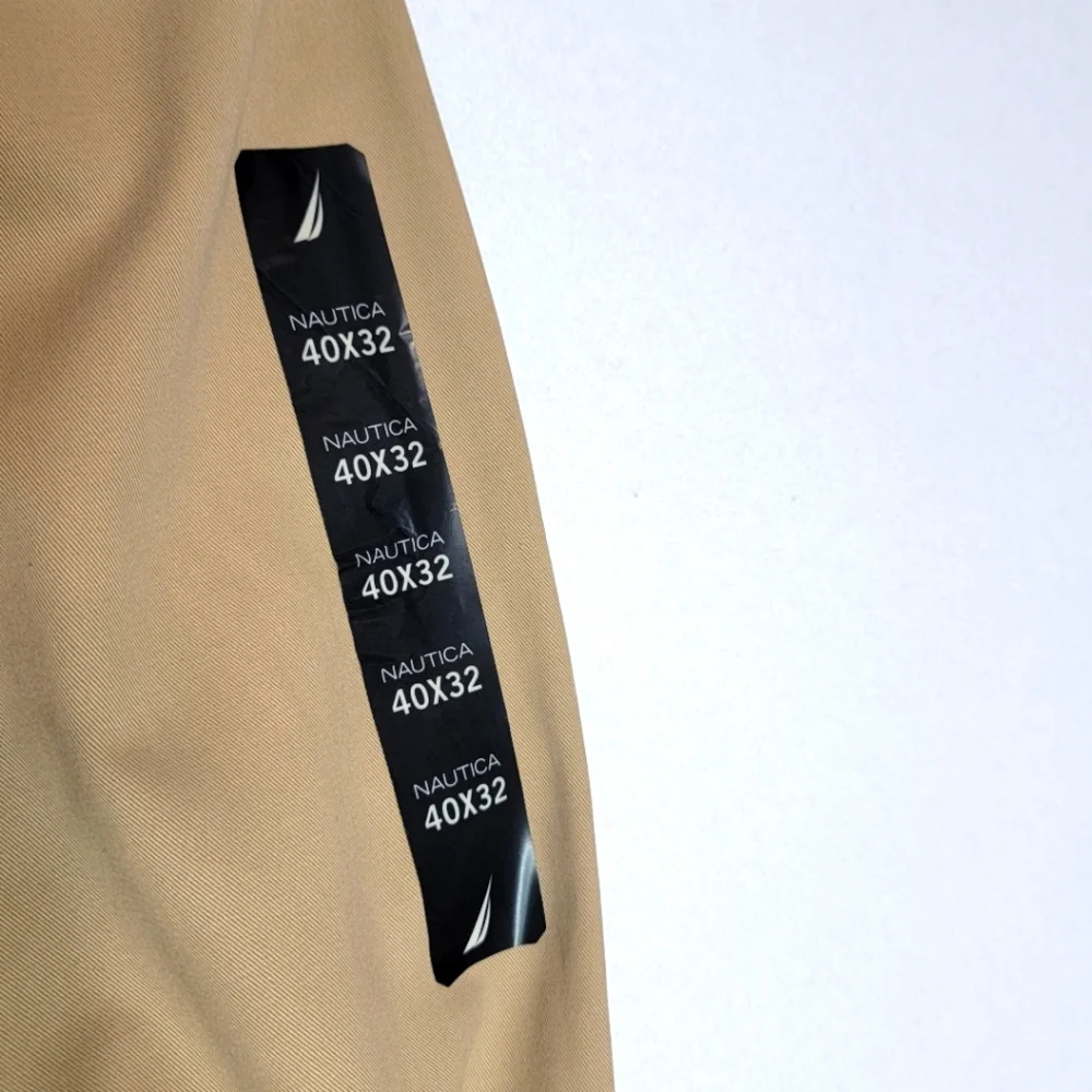Nautica Men's‎ Rigger Double Pleat Wrinkle Resistant Trousers Size 40X32. #455